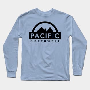 Pacific Northwest Mountains Long Sleeve T-Shirt